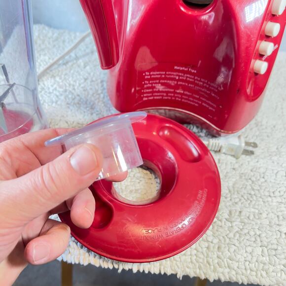 Back To Basics Smoothie Pro 600 Blender Drink Maker Dispenser Pulse Red Protein - Picture 15 of 16